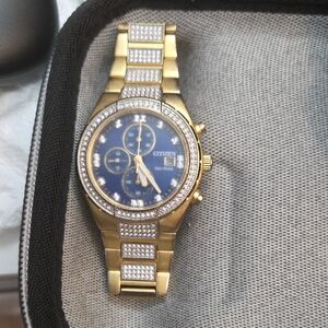 Citizen Gold and Blue Men's Watch